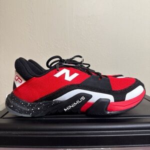 New Balance Minimus TR V2 Mens 8 Wide Training Shoes Red Black White NIB Running